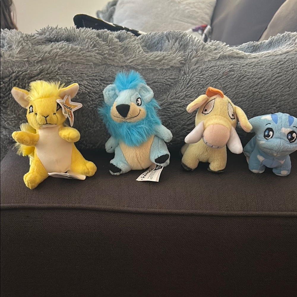 Vintage Neopets Plushies set of 4 from McDonald’s